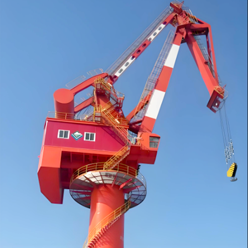 Hástyrkur kolefnisstál Port Gantry Crane byggingarhluti